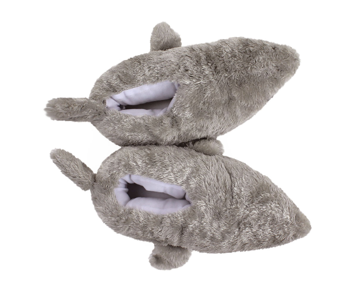 Great White Shark Slippers Top View