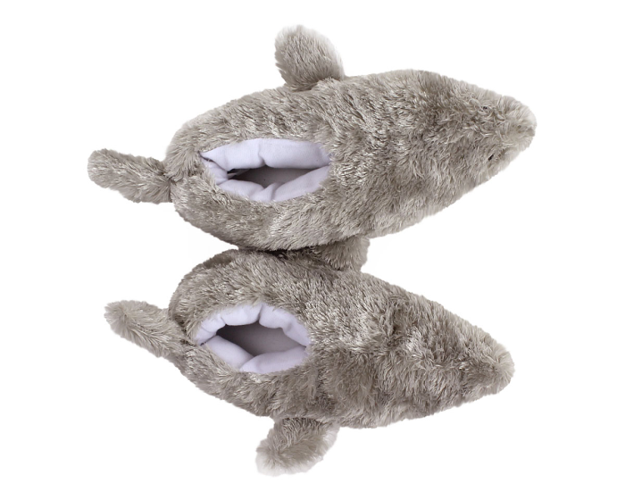 Kids Shark Slippers Top View