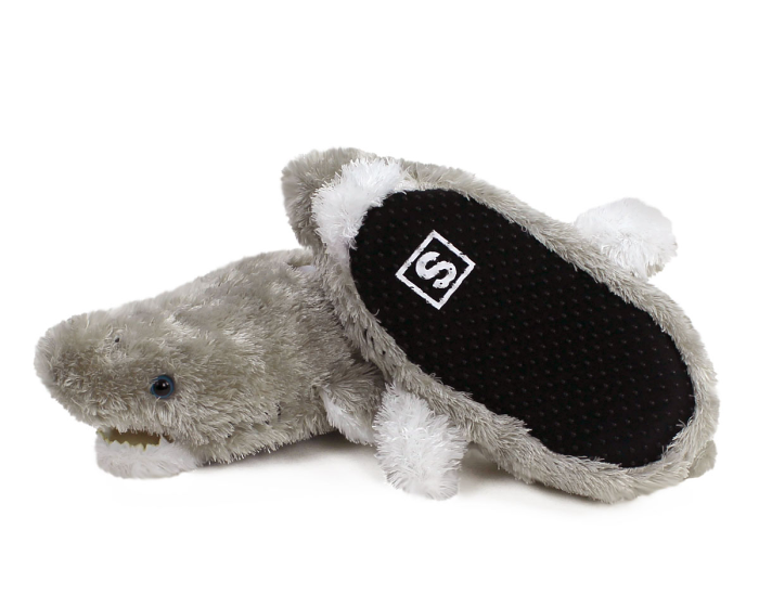 Kids Shark Slippers Bottom View
