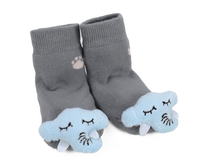 Elephant Baby Rattle Sock | Socks for Infants