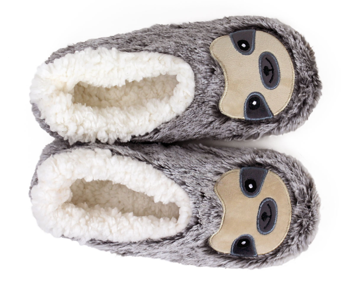 Sloth Sock Slippers Top View