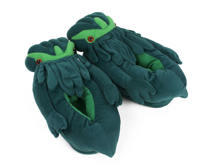 Cthulhu Slippers 3/4 View