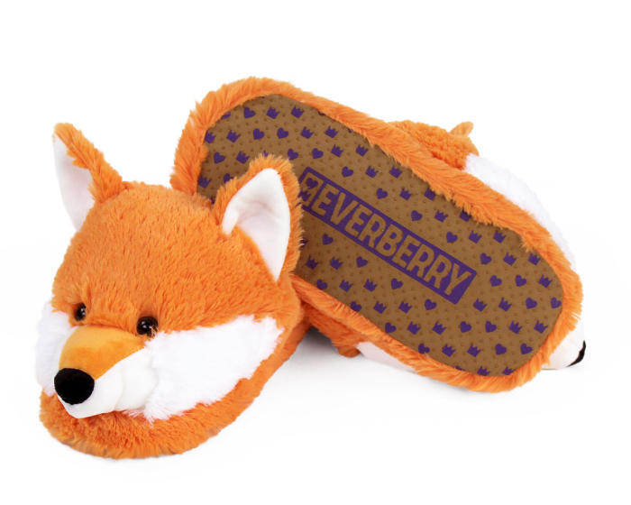 Fox Slippers Bottom View