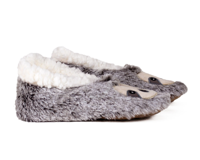 Kids Sloth Sock Slippers Side View