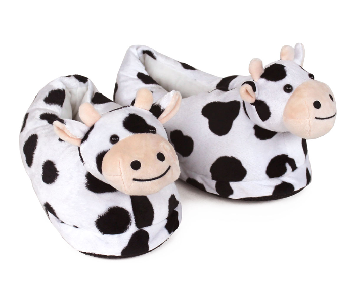 Cow Slippers | Holstein Cattle Slippers