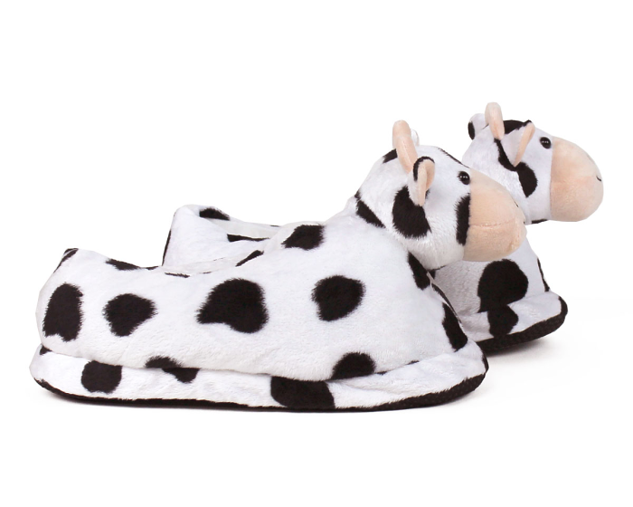Cow Slippers Side View