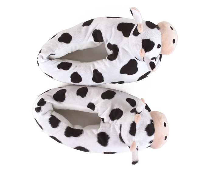 Cow Slippers Top View