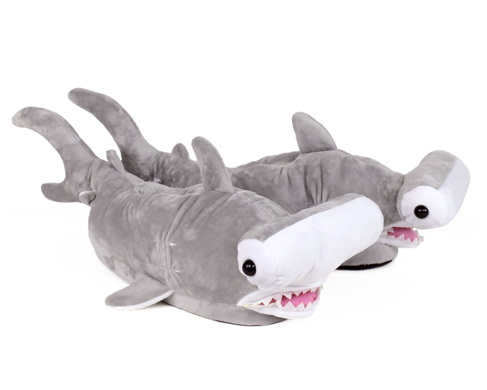 Hammerhead Shark Slippers 3/4 View