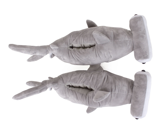 Hammerhead Shark Slippers Top View