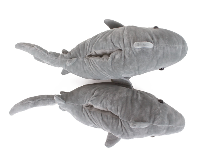 Shark Animal Slippers Top View
