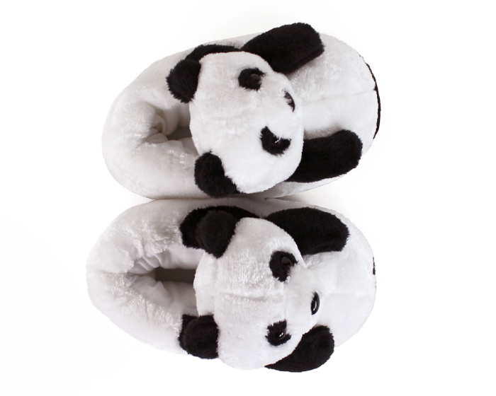 Panda Slippers Bottom View