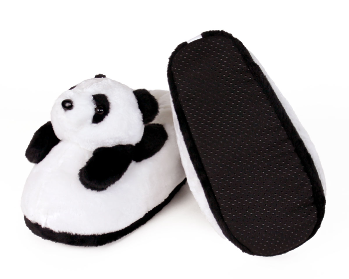 Panda Slippers Bottom View