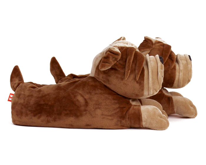 Bulldog Slippers Side View