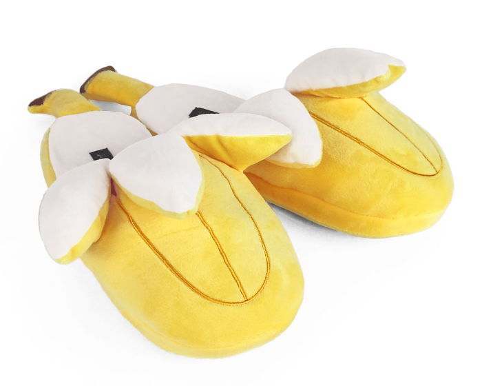 Banana Slippers 3/4 View