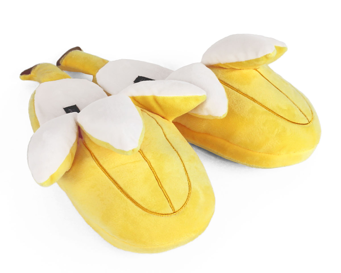 Banana Slippers | Fruit Slippers | Banana Peel Slippers