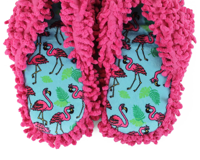 Flamingo Spa Slippers Detail View