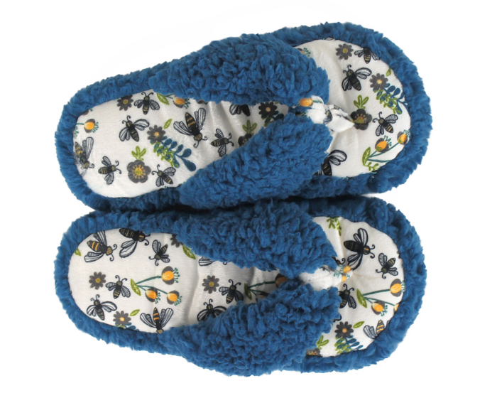 Queen Bee Spa Slippers Top View