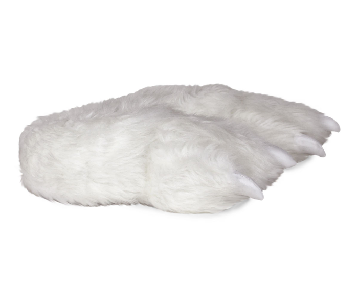 Polar Bear Paw Slippers Side View