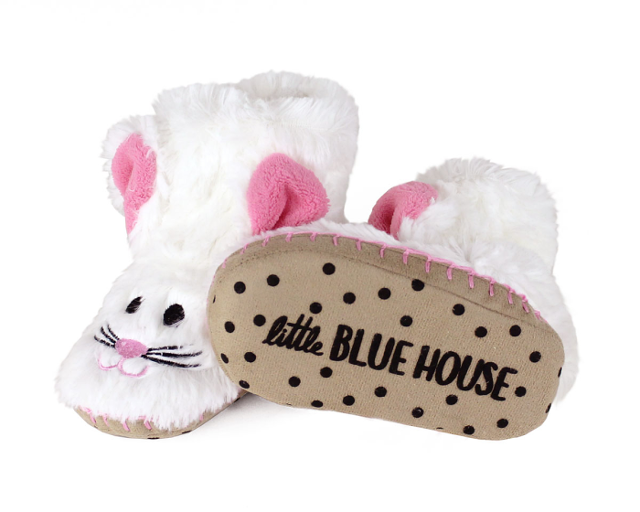 Kids Bunny Slouch Slippers Bottom View
