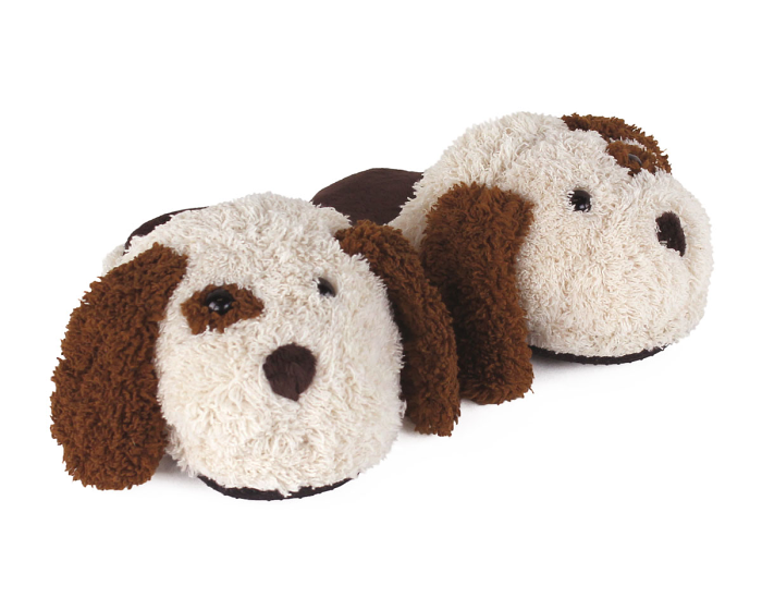 Kids Dog Slippers 3/4 View