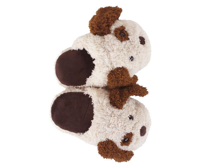 Kids Dog Slippers Top View