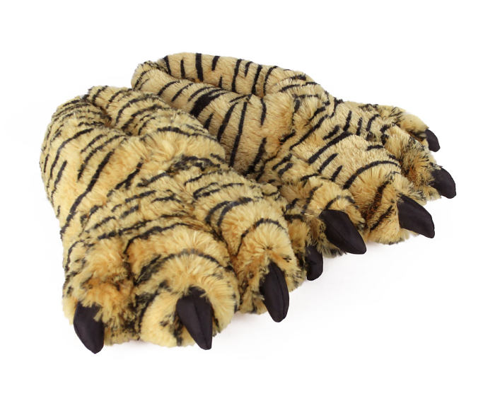 Tiger Paw Slippers 3/4 View