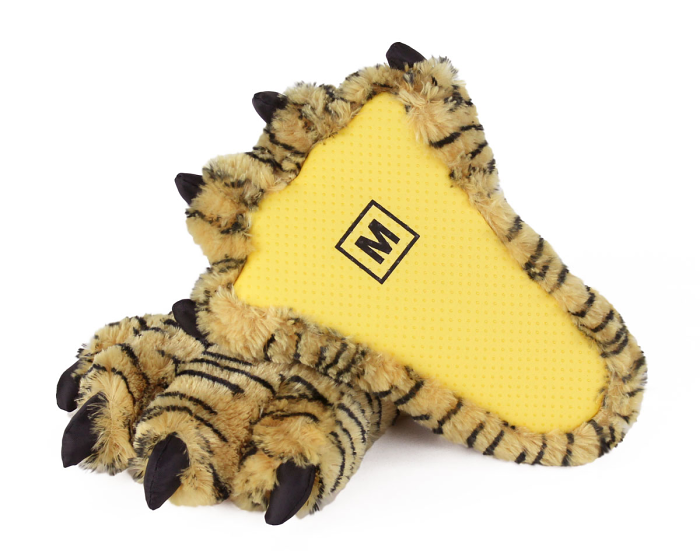 Tiger Paw Slippers Bottom View