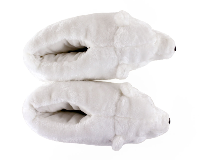 Polar Bear Slippers Top View