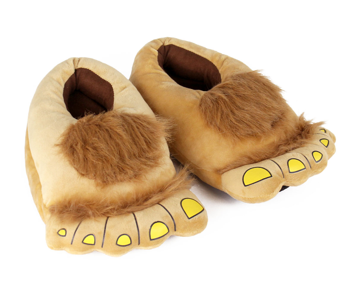 Furry Adventure Slippers 3/4 View