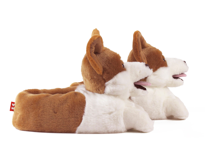 Corgi Slippers Side View