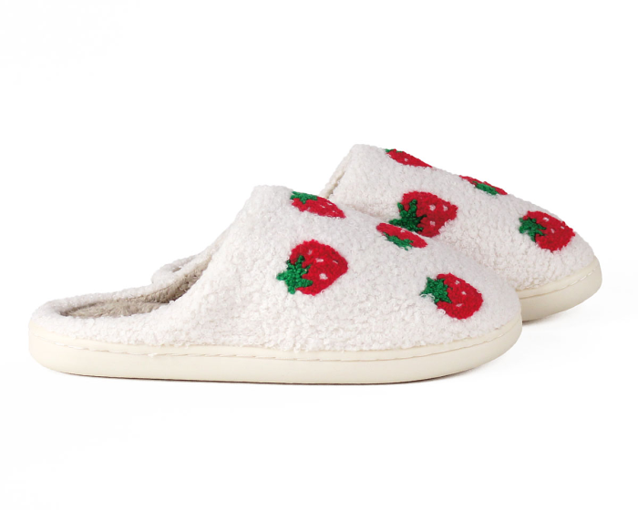 Strawberry Slippers Side View