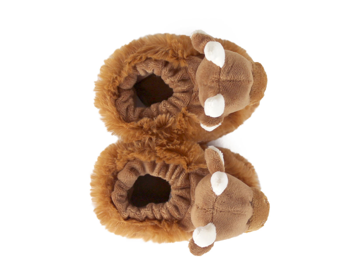 Highland Cattle Baby Booties Top View