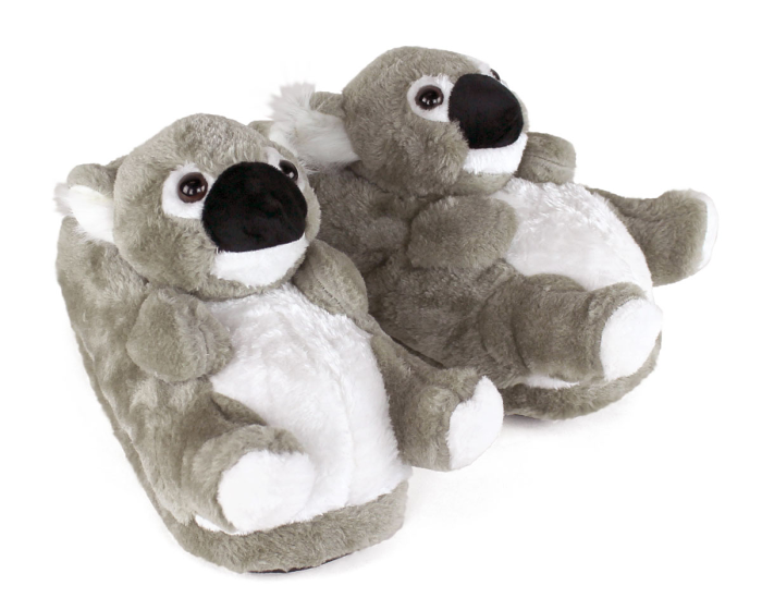 Koala Bear Animal Slippers 3/4 View