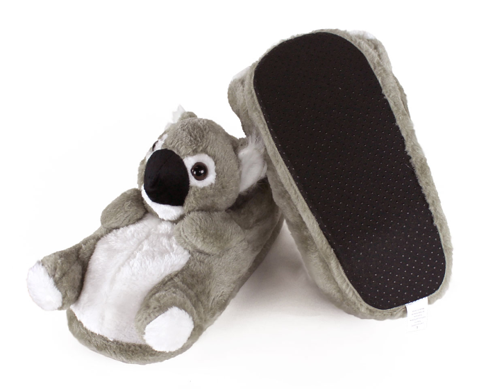 Koala Bear Animal Slippers Bottom View