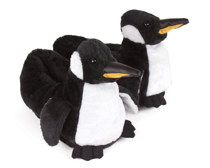 Penguin Slippers 3/4 View