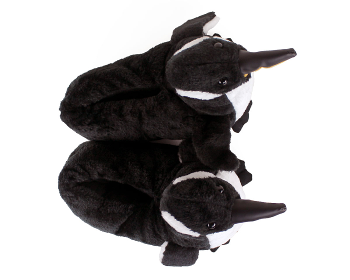 Penguin Slippers Top View