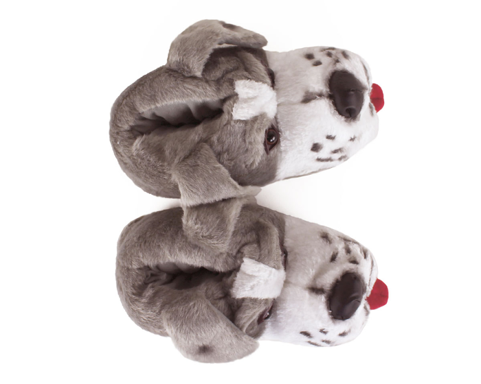 Sheep Dog Animal Slippers Top View
