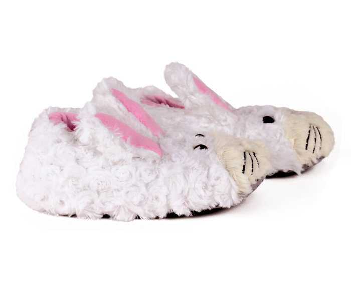 Kids Bunny Critter Slippers Side View
