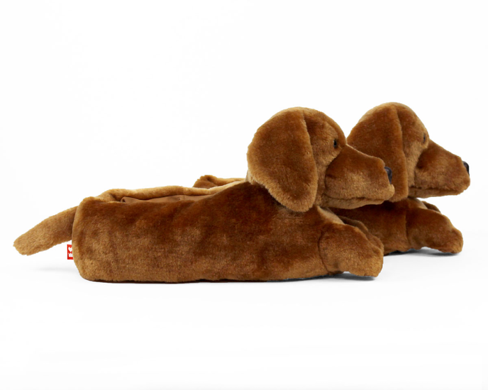 Dachshund Slippers View 2