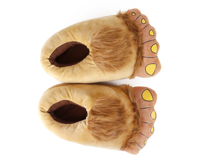Furry Adventure Slippers Top View