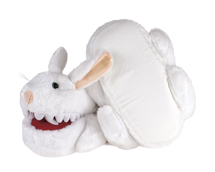Monty Python Killer Rabbit Slippers Bottom View