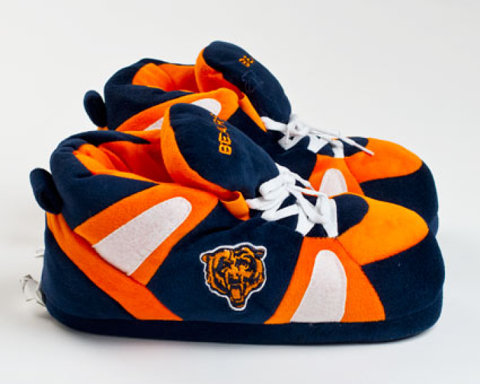 chicago bears slippers walmart
