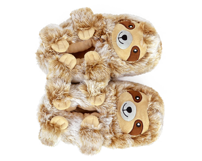 Sloth Slippers Top View