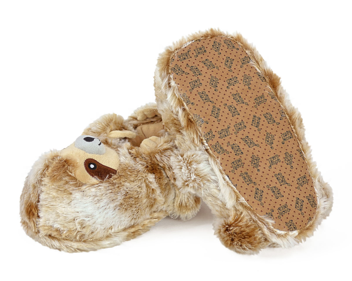 Sloth Slippers Bottom View