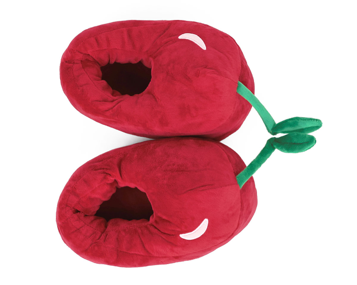 Cherry Slippers Top View