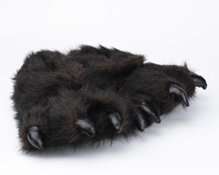 black bearpaw slippers