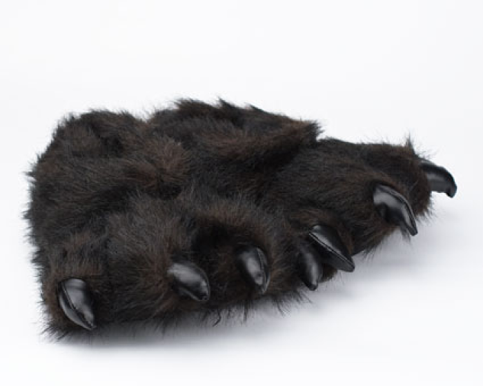 animal feet slippers