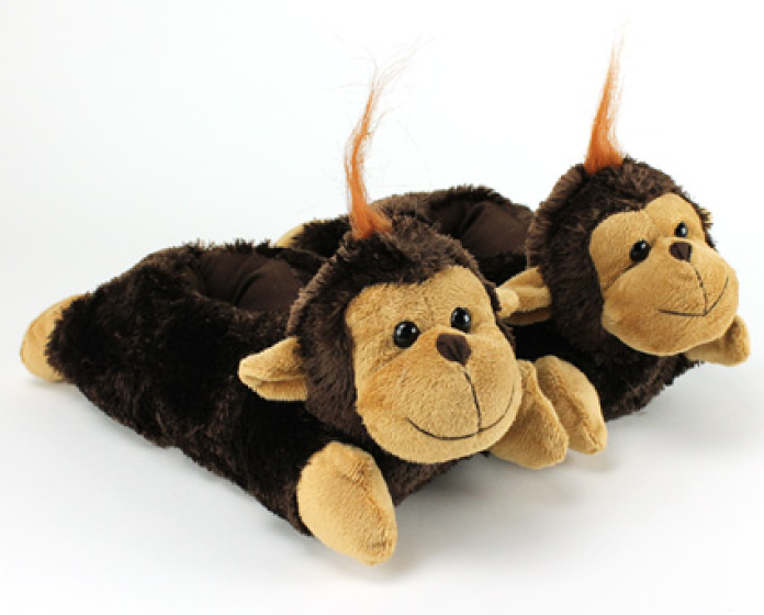 monkey slippers mens