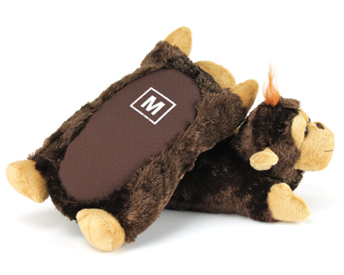 Fuzzy Monkey Slippers 3