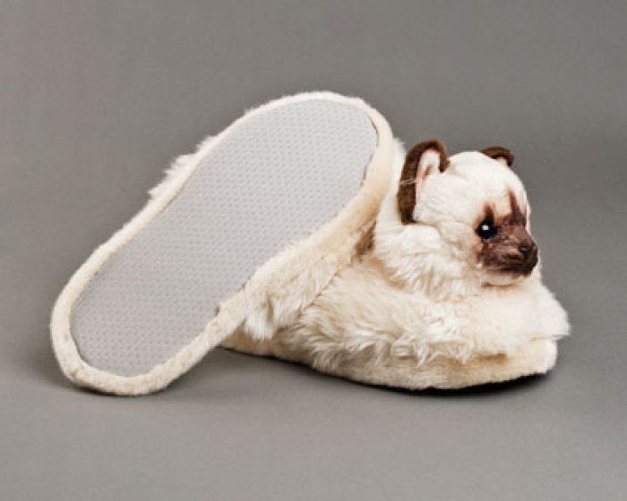 cat fur slippers